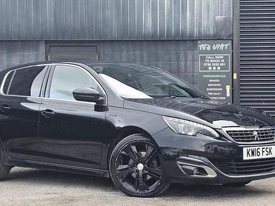 Used Peugeot 308 GT-line 130 HP (95 kW) 2016 Black Hatchback