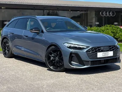 New Audi A5 Black Edition 2026 Blue Estate