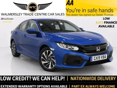 Used Honda Civic SE 126 HP (92 kW) 2019 Blue Hatchback