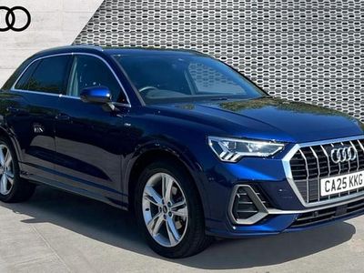 Begagnad Audi Q3 S-Line 150 HK (110 kW) 2025 Blå SUV