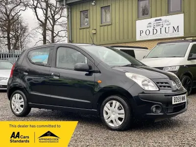 Used Nissan Pixo N-TEC 68 HP (50 kW) 2010 Black Hatchback