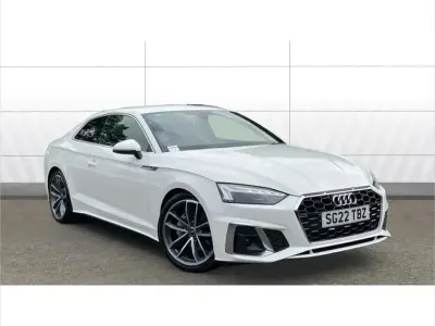 Used Audi A5 S-Line 204 HP (150 kW) 2022 White Coupe