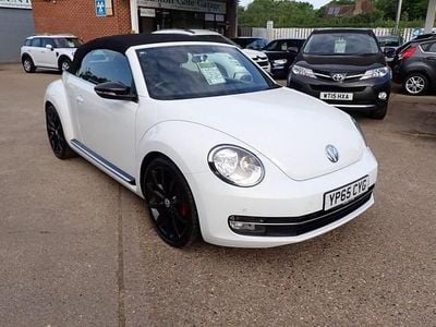White Used 2015 VW Beetle Sport Cabriolet | £14,990 (Fair price)