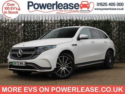 Used Mercedes EQC400 AMG line 300 kW (408 HP) 2022 White SUV