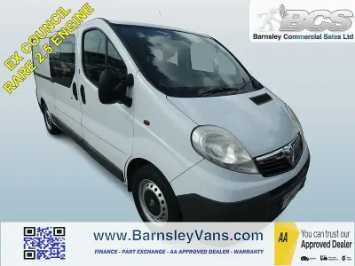 Used Vauxhall Vivaro 145 HP (106 kW) 2008 White MPV