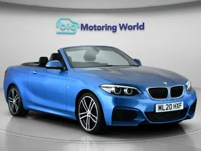 Used BMW 218 M Sport 136 HP (100 kW) 2020 Blue Cabriolet