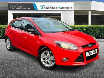 Red Used 2014 Ford Focus Titanium Hatchback | £4,395 (Fair price)