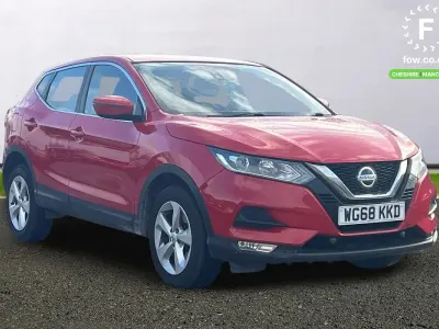 Używany Nissan Qashqai Acenta Premium 140 KM (102 kW) 2018 Czerwony SUV
