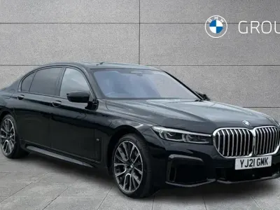 Used BMW 740L M Sport 340 HP (250 kW) 2021 Black Sedan