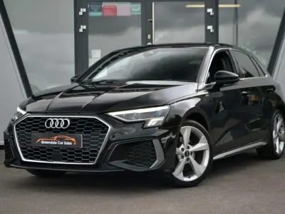 Used Audi A3 Sportback S-Line 2022 Black Hatchback