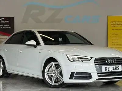 Used Audi A4 S-Line 252 HP (185 kW) 2018 White Sedan