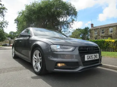 Used Audi A4 S-Line 150 HP (110 kW) 2015 Grey Sedan
