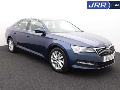 Used Skoda Superb SE 150 HP (110 kW) 2023 Blue Hatchback