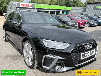 Used Audi A4 S-Line 163 HP (119 kW) 2020 Black Estate