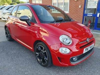 Used Fiat 500 S 69 HP (50 kW) 2017 Red Hatchback