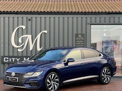 Used VW Arteon R-line 190 HP (139 kW) 2018 Blue Hatchback