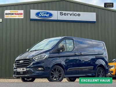 Used Ford Transit Custom Sport 185 HP (136 kW) 2021 Blue Van