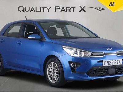 Blue Used 2022 Kia Rio Hatchback | £10,174 (Good price)
