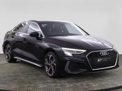 Used Audi A3 S-Line 110 HP (80 kW) 2023 Black Sedan