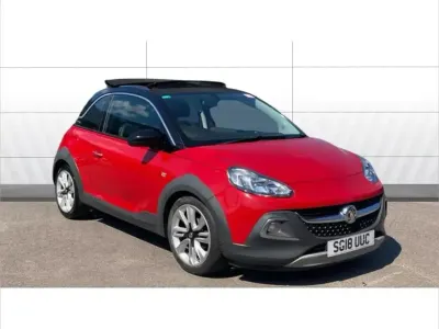 Used Vauxhall Adam Rocks 68 HP (50 kW) 2018 Red Hatchback