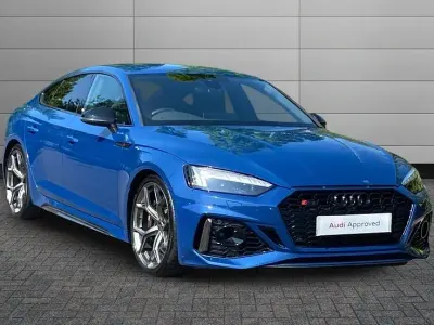 Used Audi RS5 Sportback Comfort 444 HP (326 kW) 2023 Ascari blue Hatchback