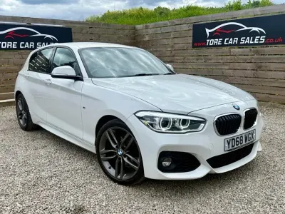 Used BMW 118 M Sport 136 HP (100 kW) 2018 White Hatchback