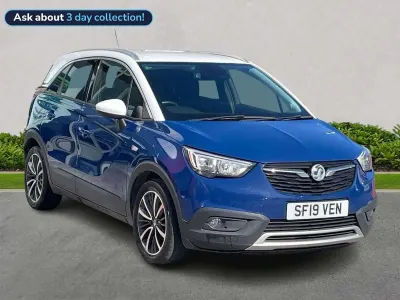 Used Vauxhall Crossland X Elite 83 HP (61 kW) 2019 Blue SUV