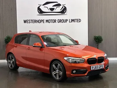 Used BMW 116 Sport Line 116 HP (85 kW) 2015 Orange Hatchback