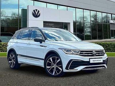 White Used 2022 VW Tiguan R-line SUV | £28,499 (Fair price)