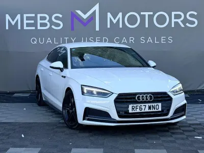 Used Audi A5 Sportback S-Line 190 HP (139 kW) 2017 White Hatchback