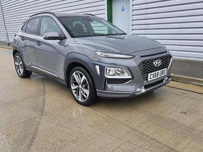 Grey Used 2018 Hyundai Kona Premium SUV | £9,995 (Fair price)