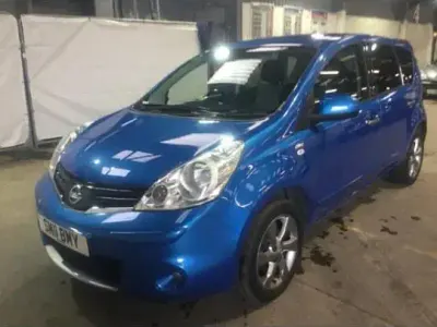 Used Nissan Note N-TEC 90 HP (66 kW) 2011 Blue Hatchback