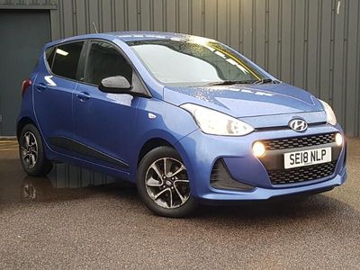 Used Hyundai i10 GO! 66 HP (48 kW) 2018 Blue Hatchback