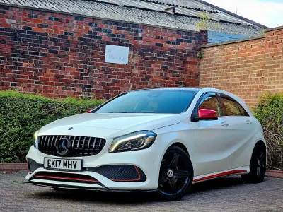 Used Mercedes A250 Premium 2017 White Hatchback