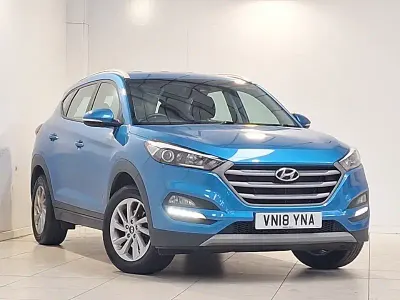 Used Hyundai Tucson SE 132 HP (97 kW) 2018 Blue SUV