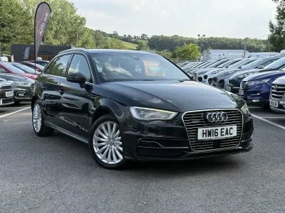 Used Audi A3 e-tron Design 204 HP (150 kW) 2016 Black Hatchback
