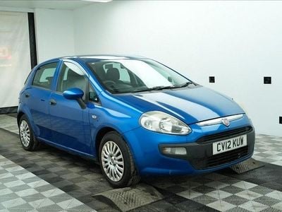 Used Fiat Punto Evo Active 2012 Blue Hatchback