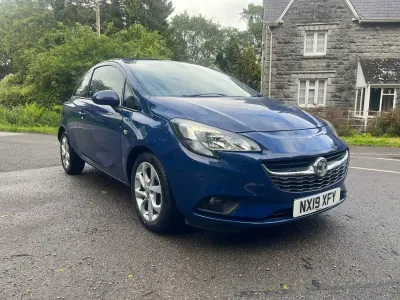 Used Vauxhall Corsa 75 HP (55 kW) 2019 Blue Hatchback