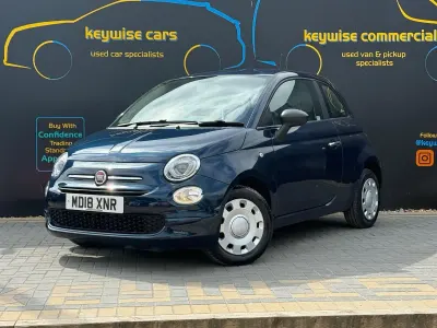 Used Fiat 500 Pop 69 HP (50 kW) 2018 Blue Hatchback
