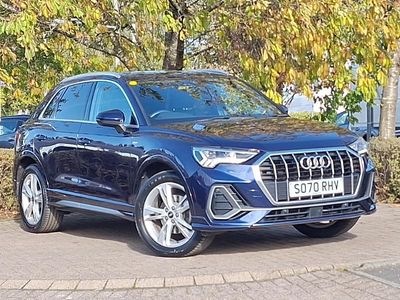 Blue Used 2020 Audi Q3 S-Line SUV | £22,498 (Fair price)