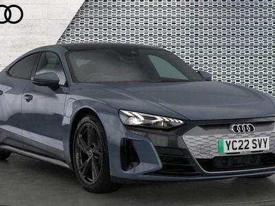 Grey Used 2022 Audi e-tron GT quattro Comfort Sedan | £36,490 (Fair price)