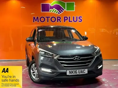 Gebraucht Hyundai Tucson 116 PS (85 kW) 2016 Grau SUV