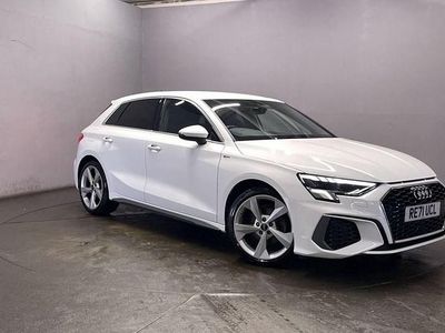 Used Audi A3 S-Line 150 HP (110 kW) 2021 White Sedan