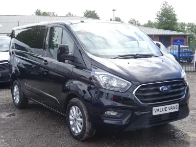 Used Ford Transit Custom Limited 130 HP (95 kW) 2018 Black Van