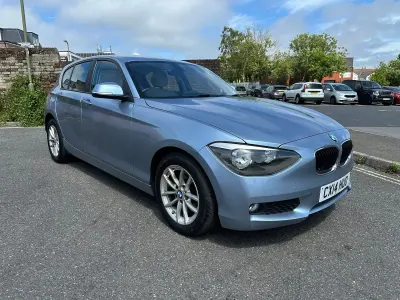 Used BMW 118 Comfort Edition 170 HP (125 kW) 2014 Blue Hatchback
