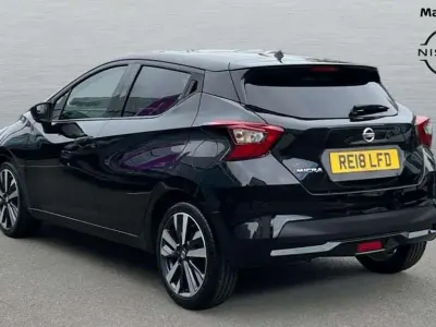 Second-hand Nissan Micra Tekna 90 CP (66 kW) 2018 Negru Hatchback