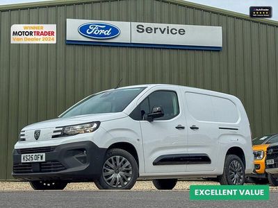 White New 2025 Peugeot Partner MPV | £22,994