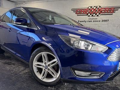 Blue Used 2015 Ford Focus Titanium Hatchback | £9,750 (Fair price)