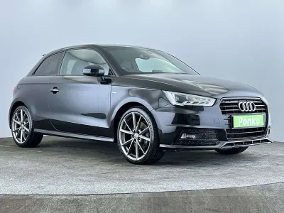 Used Audi A1 Black Edition 125 HP (91 kW) 2018 Black Hatchback
