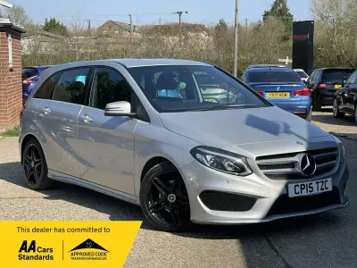 Used Mercedes B180 AMG Line Premium 122 HP (89 kW) 2015 Silver MPV